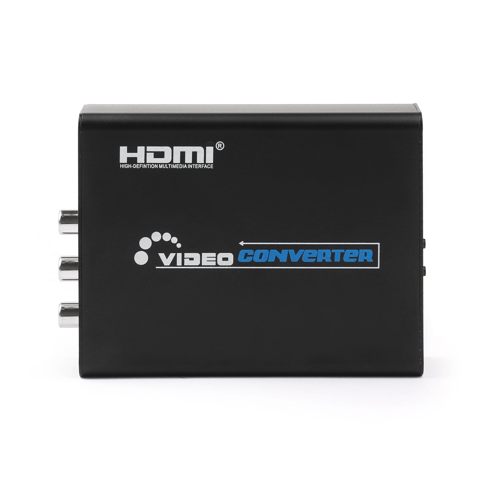 3 RCA AV+S-Video CVBS Composite R/L Audio to HDMI 1080P Converter US Plug Power
