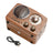Retro Bluetooth Radio Speaker - Vintage Style Wireless Music Player with FM & Alarm