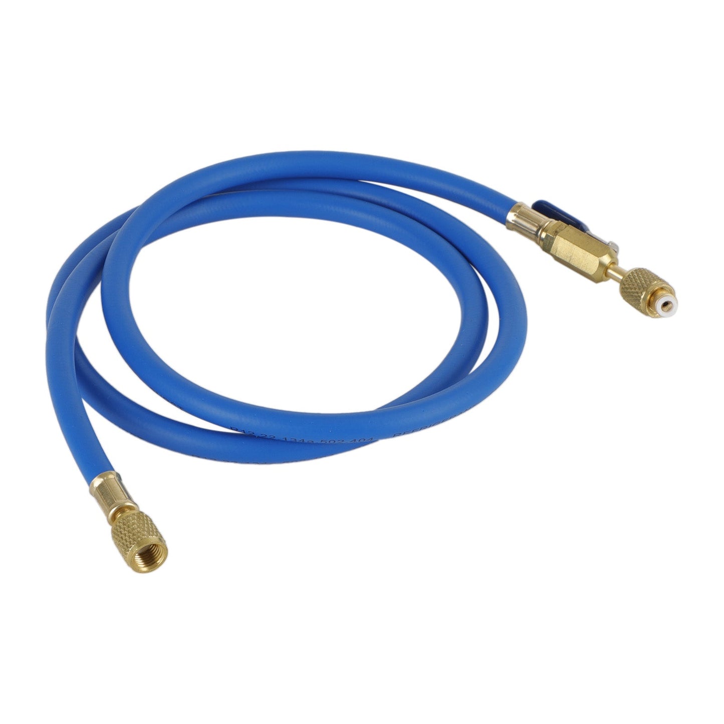 3x HVAC 1/4" SAE 600 PSI Charging Hoses W/ Shut Valve AC Refrigerant