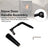 Threaded Door Handle Assembly for PelPro Stoves PP60 PP70 PP130 PP150 PPC90 TSC90 Pleasant Hearth Stoves PH35PS PH50CABPS PH50PS # SRV7093-024D Quadra-Fire Stoves Outfitter-I/II