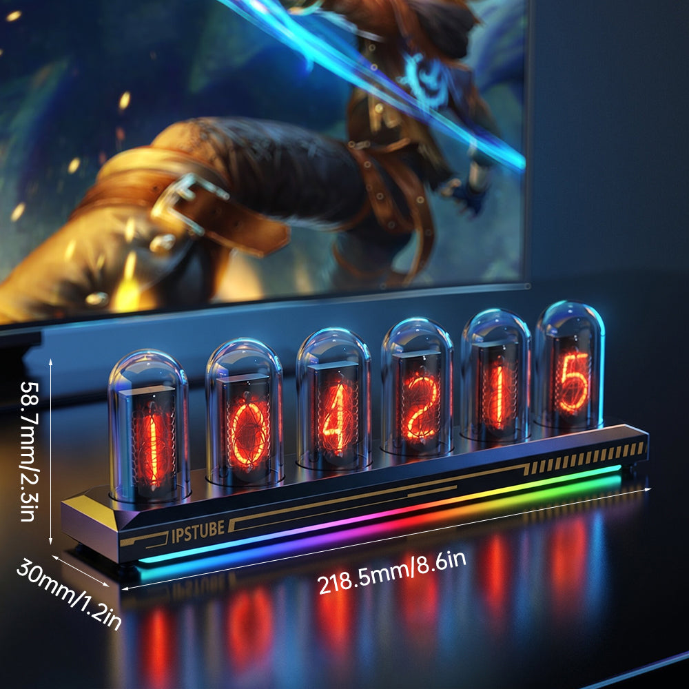Nixie Tube Clock with WiFi SYNC 12/24H Display Required A Retro Gift for Friends