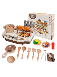 36Pcs BBQ Toy Simulation Skewers Hot Pot Food Toy For Boys And Girls Cooking Set