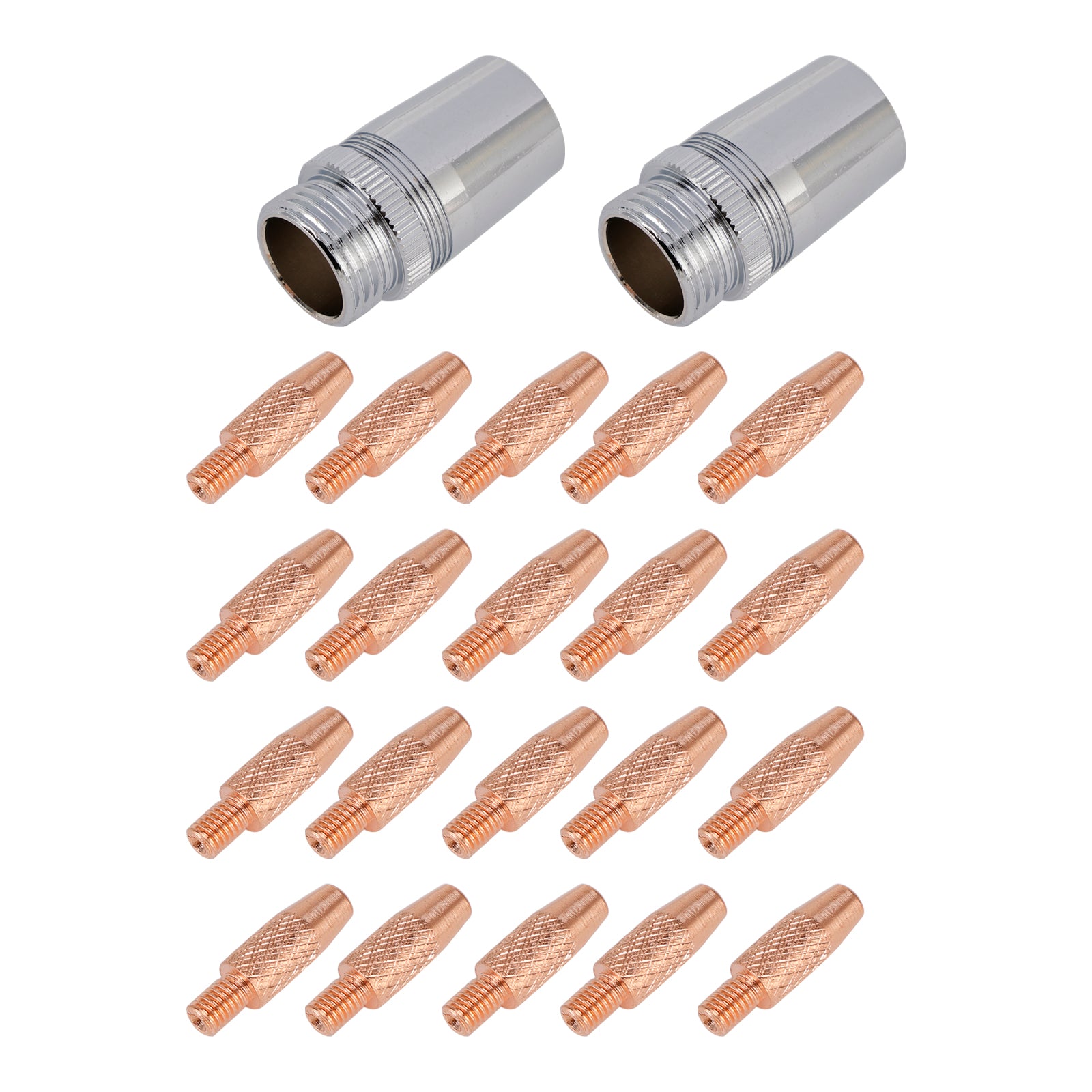 For Miller Spoolmate 100/185/3035 Spool Gun 20 Contact Tips 2 Nozzle 186405
