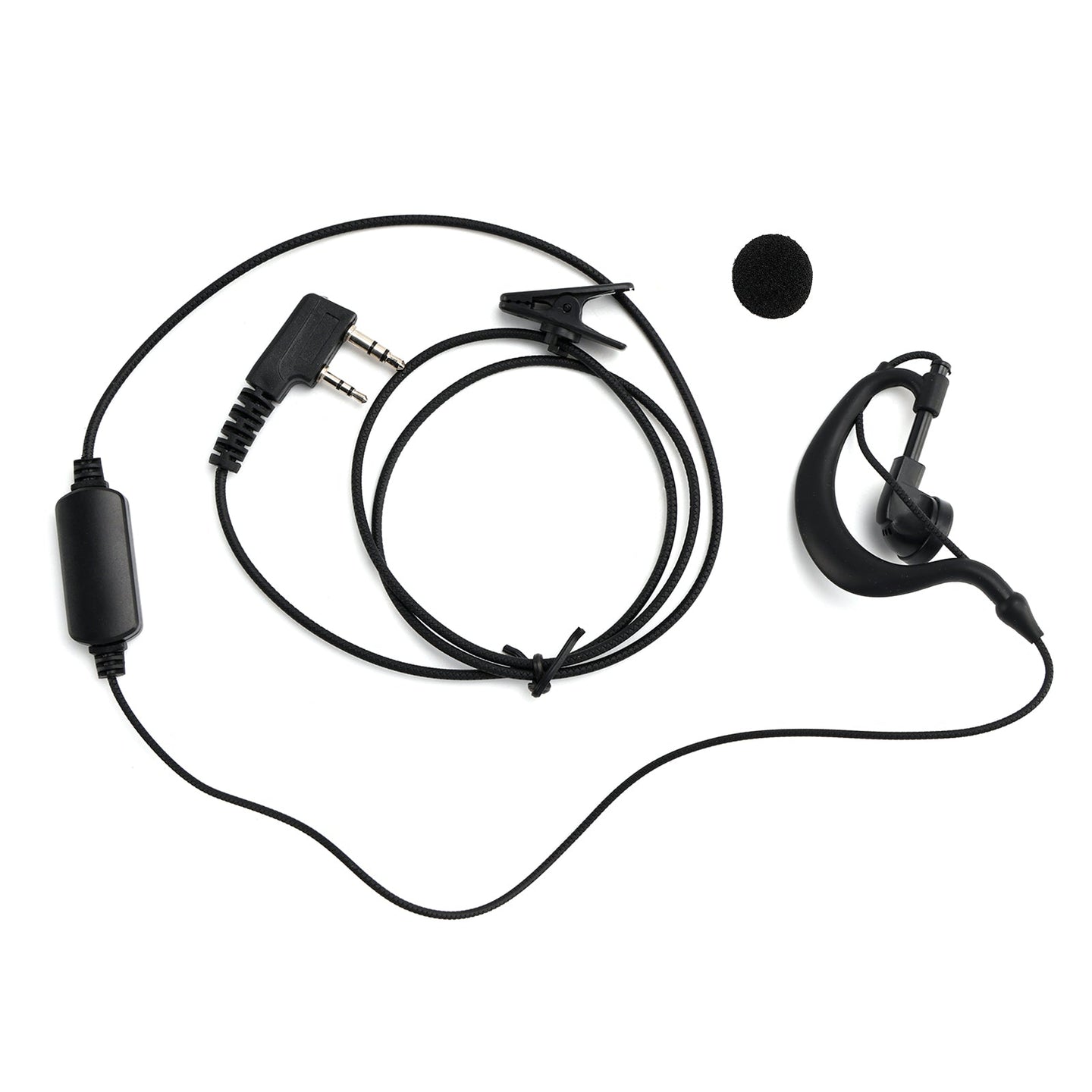 K-031 Pressure Wire Earhook Headset For TK-208 TH-D7 RPU416A KG-UVD1 TG-K4AT