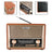 Retro-Style Decorative Radio Multifunction Music Player Bluetooth Speaker Radio