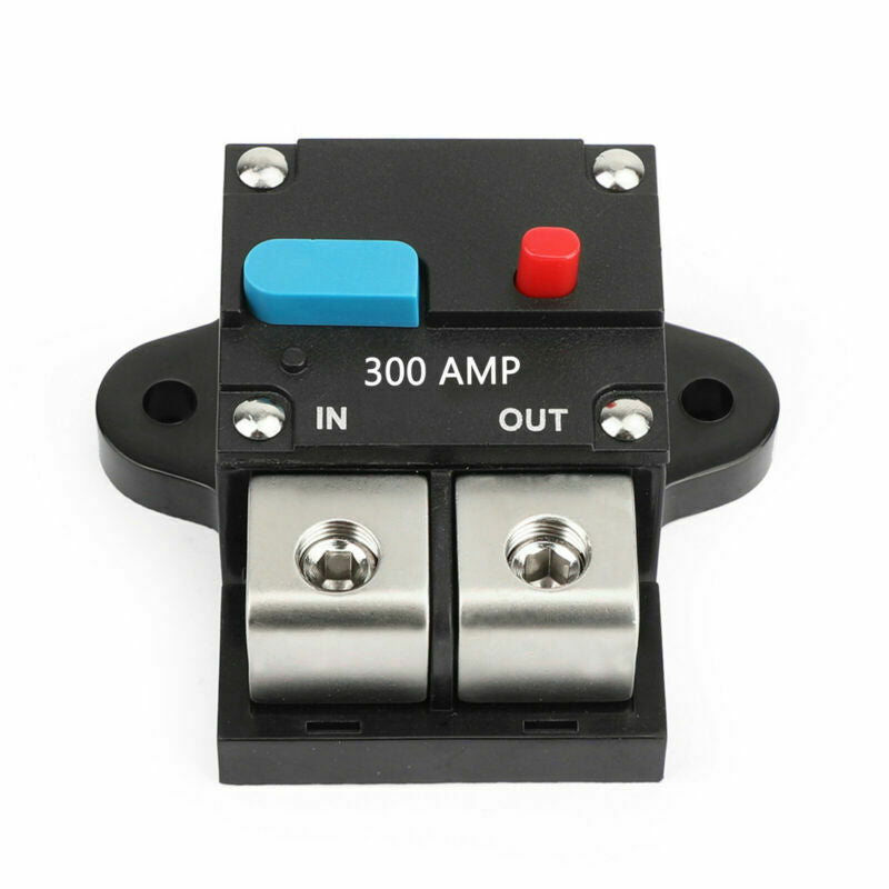 AMP Marine Insurance Car Circuit Fuse Audio Automatic Block 300A Reset Breaker