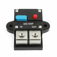 AMP Marine Insurance Car Circuit Fuse Audio Automatic Block 300A Reset Breaker