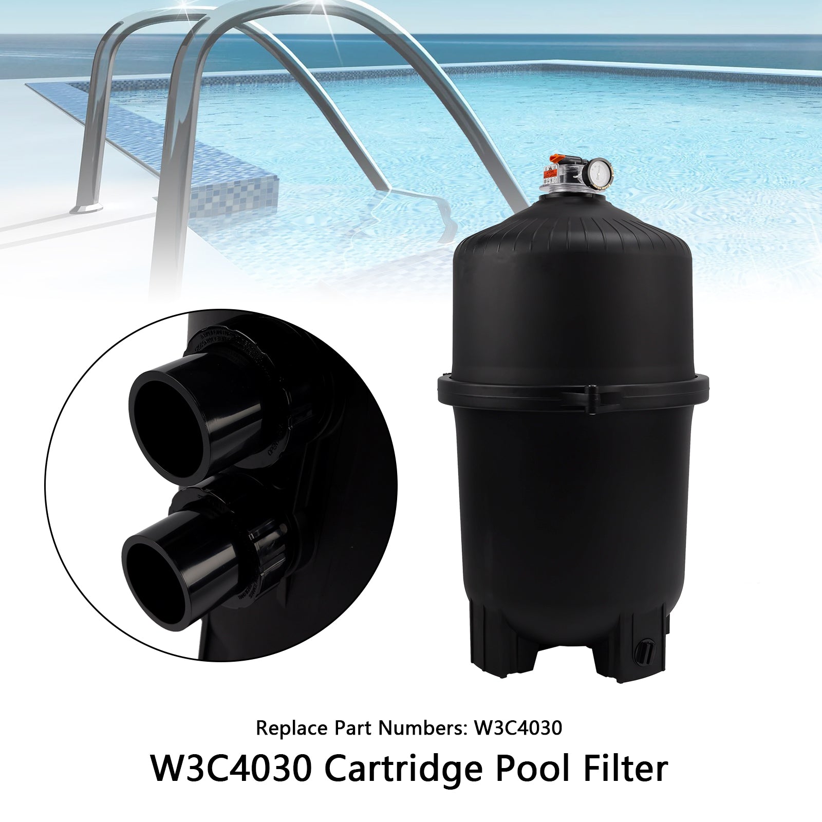 425 Square Foot Replace for Hayward SwimClear W3C4030 Cartridge Pool Filter