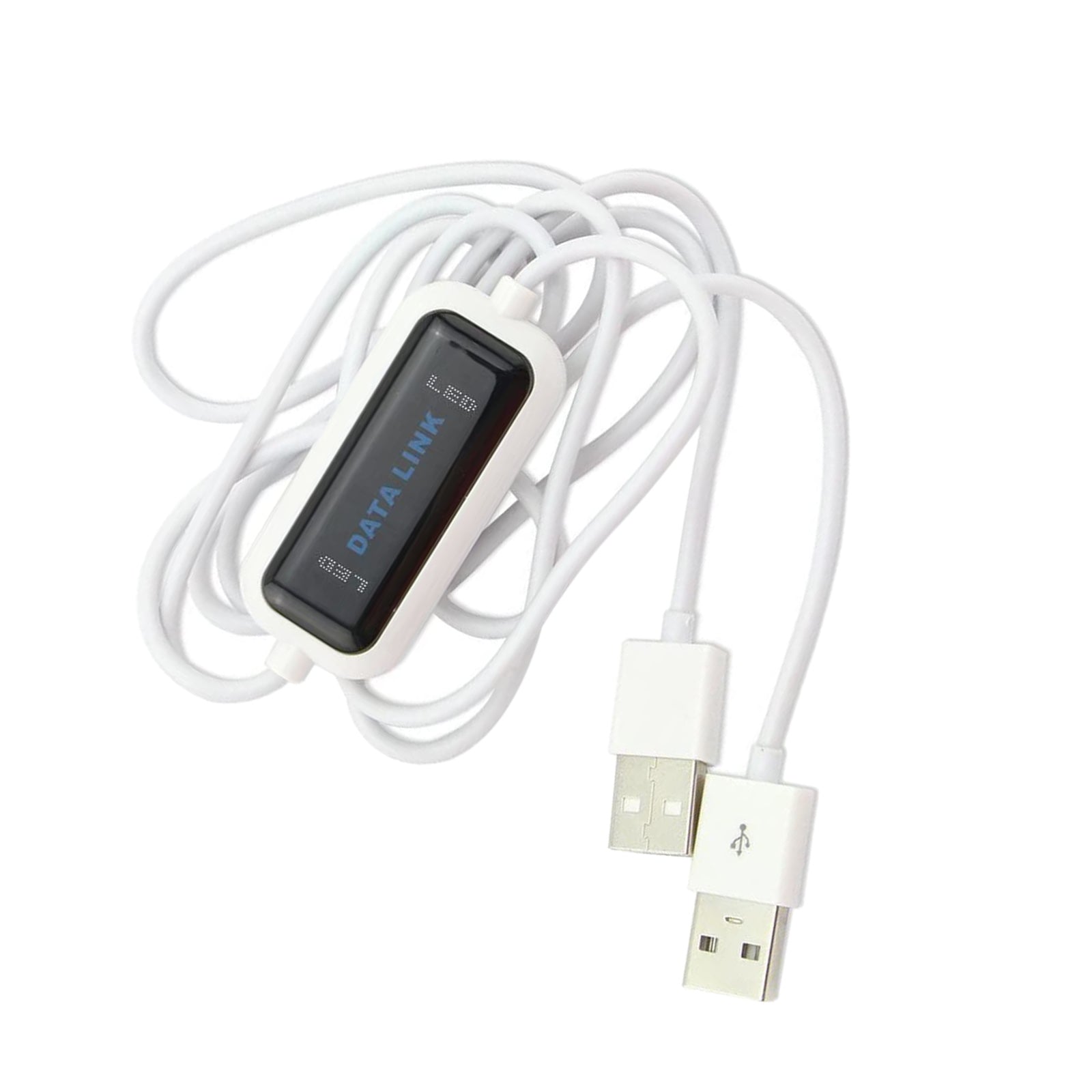 USB 2.0 PC-to-PC Data Transfer Cable, Driver-Free Link for Easy File Sync & Migration Between 2 Windows Computers
