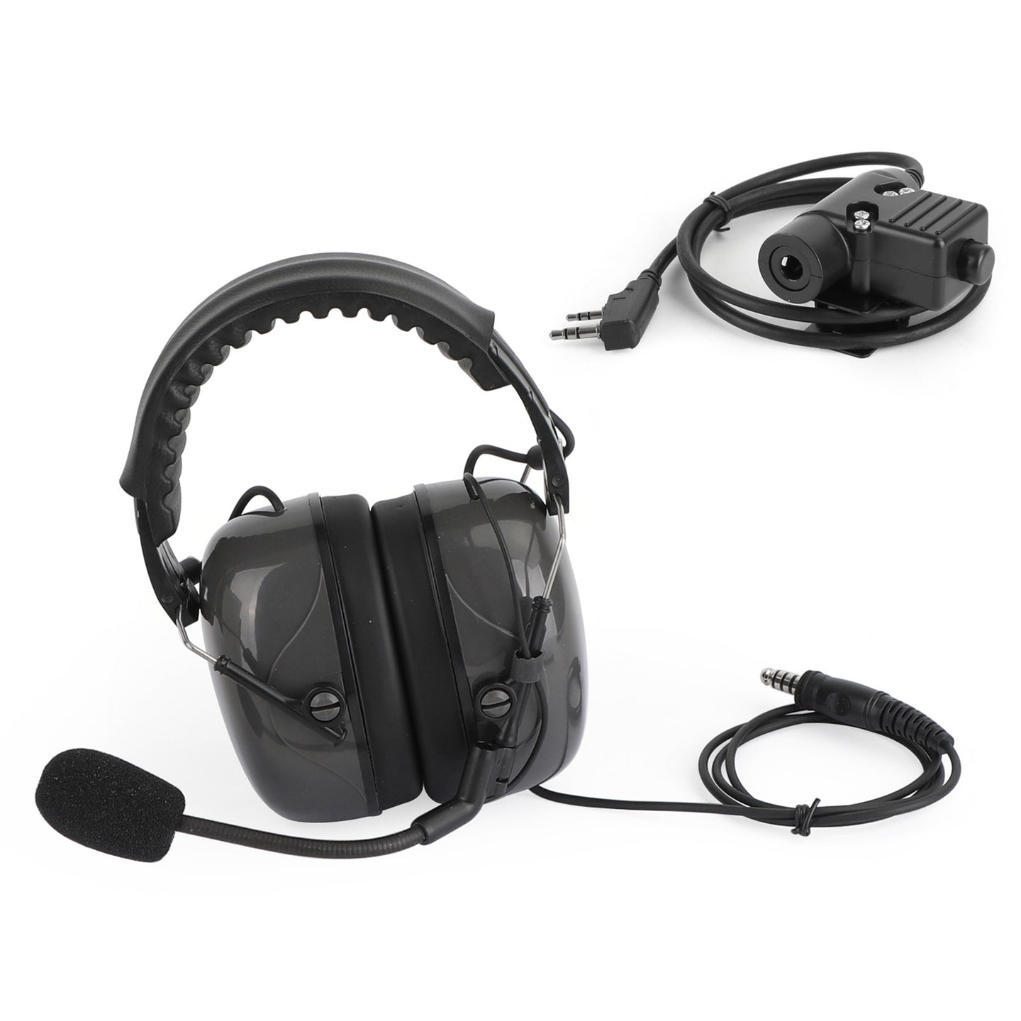 Noise Cancelling Adjustable Headset Fit for TK3107 TK3207 TK3160 BaoFeng UV5R