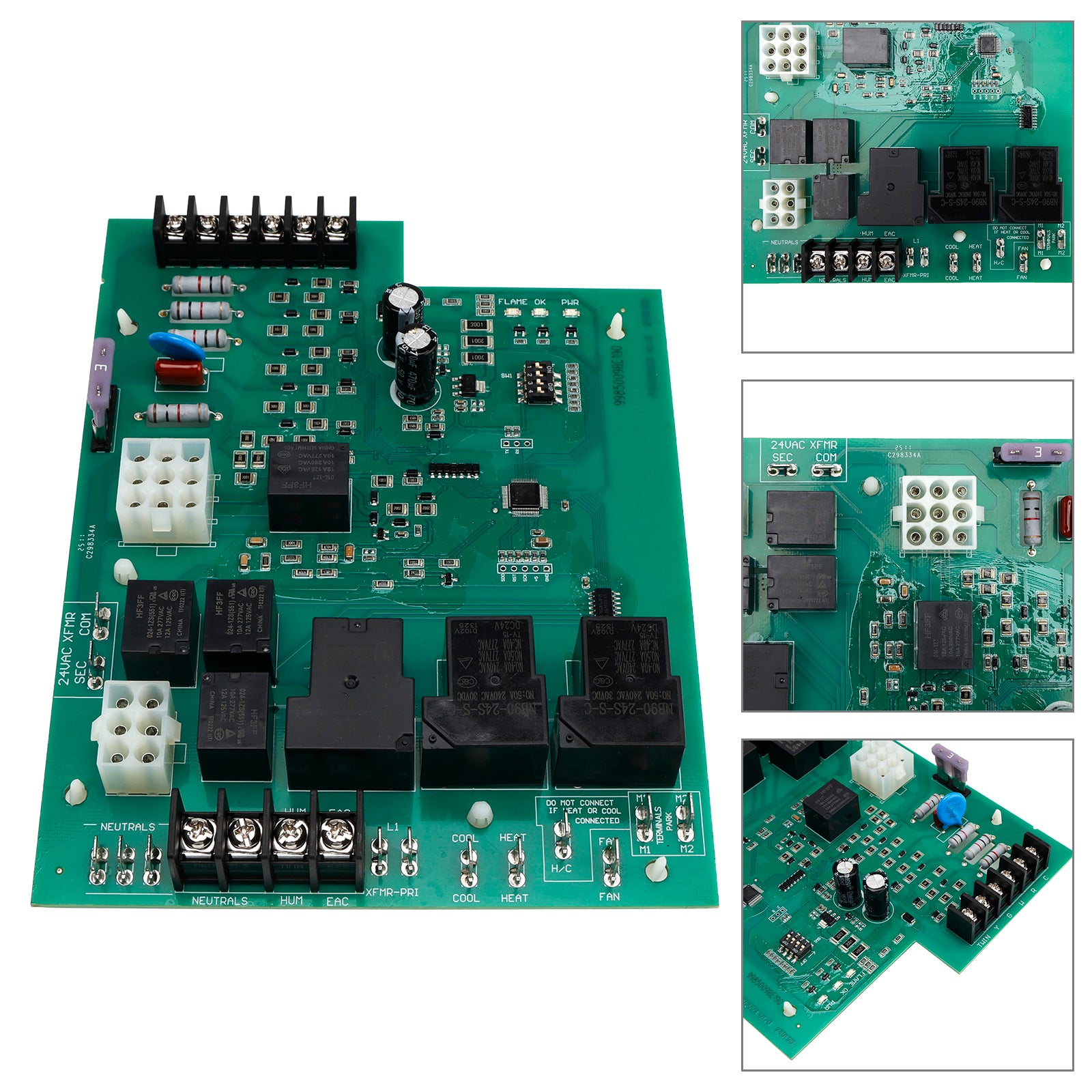 1012920A Furnace Control Board Compatible with Rheem 62-24084-82 2-24084-02