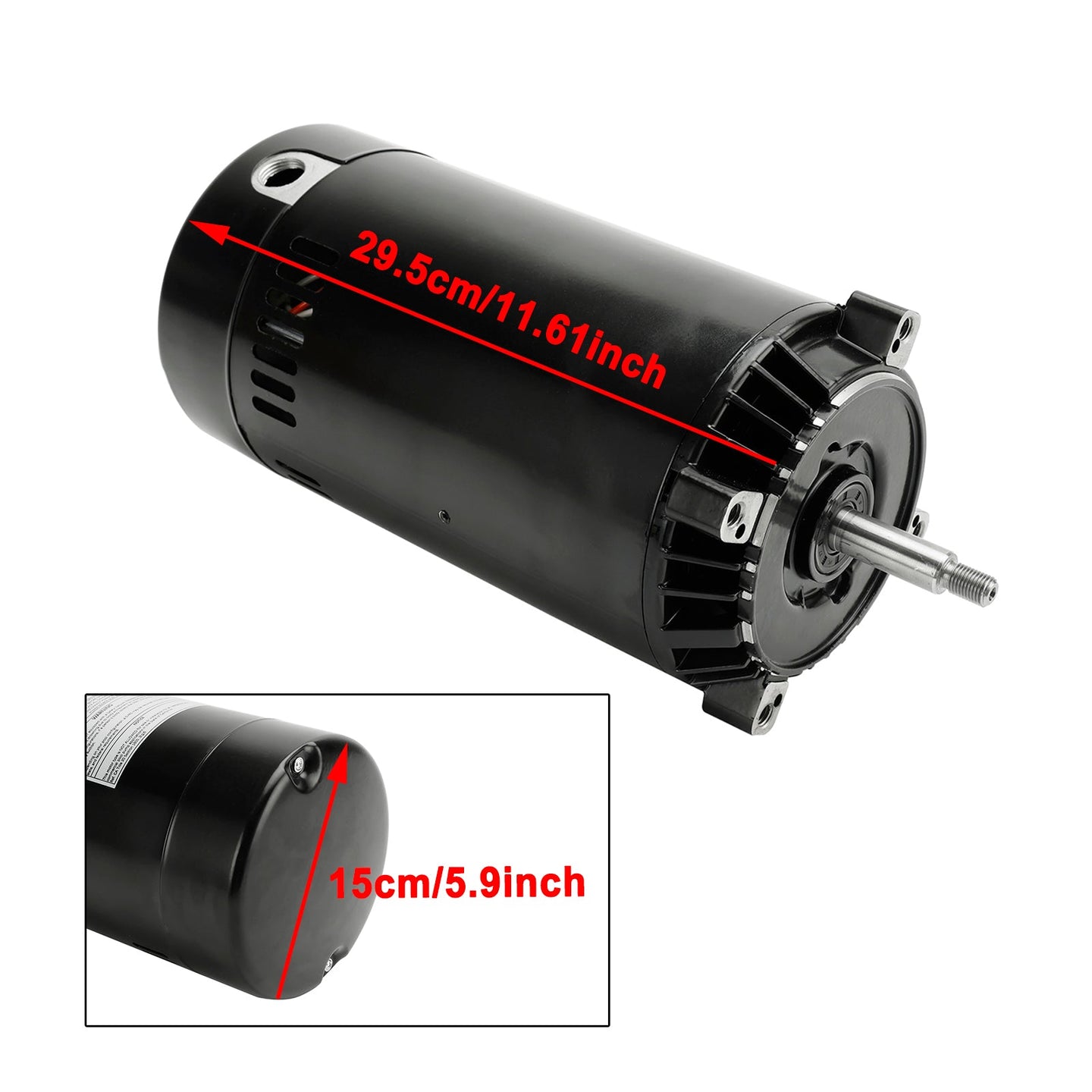 UST1152 1.5 HP Pool Pump Motor Replacement for Hayward Super Pump Max Flo