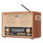 Retro-Style Decorative Radio Multifunction Music Player Bluetooth Speaker Radio