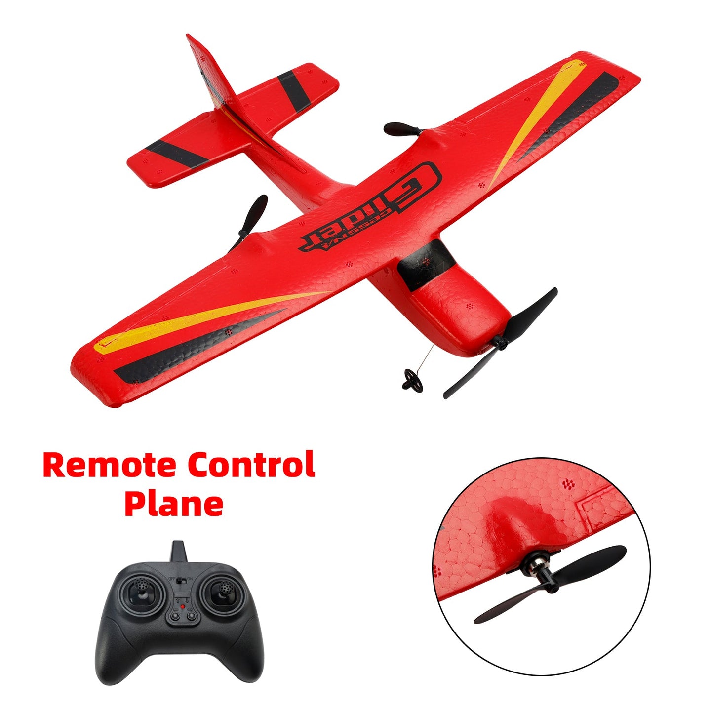 Z50 2CH Indoor RC Plane â€?Lightweight, Durable, 2 Batteries