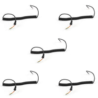 5Pcs RJ45 6PIN Speaker Mic Cable Line Cord For Yaesu MH48A FT-8800 FT-1802 Radio
