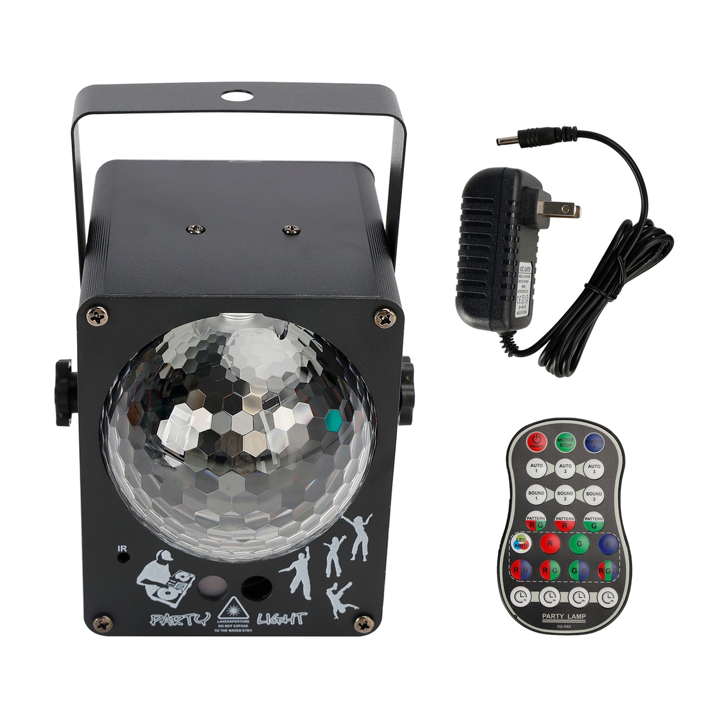 LED Laser Light RGB Lights 60 Patterns Magic Ball Stage Lighting DJ Disco Party