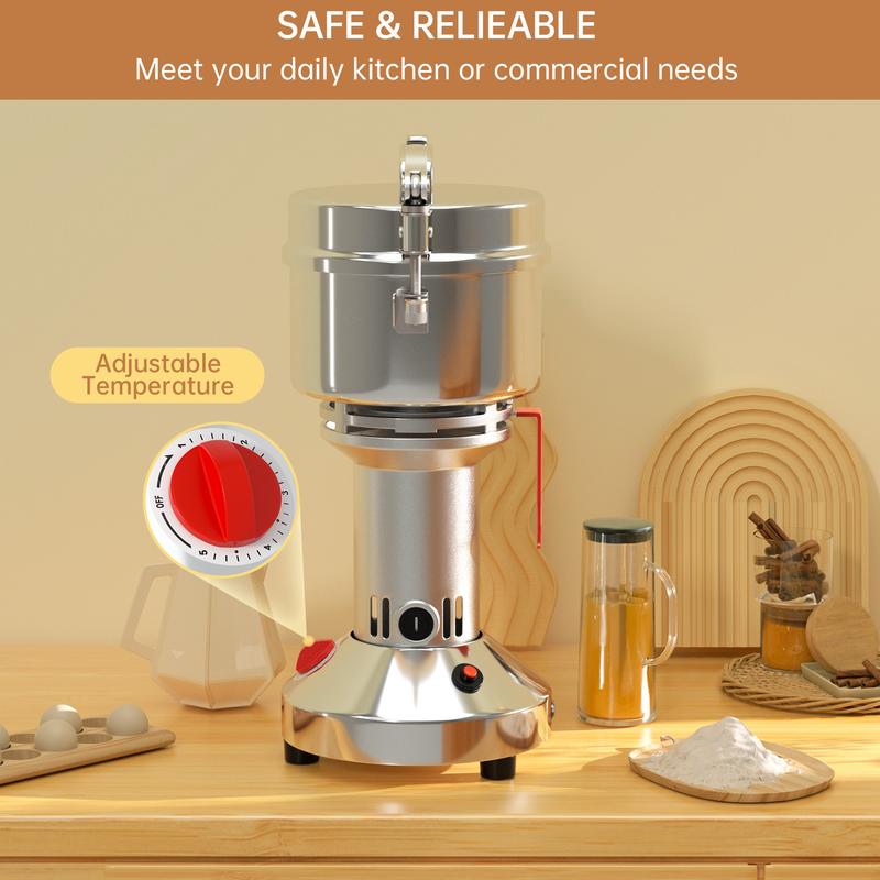 Herb Grain Grinder Electric Mill Cereal Machine-High Speed