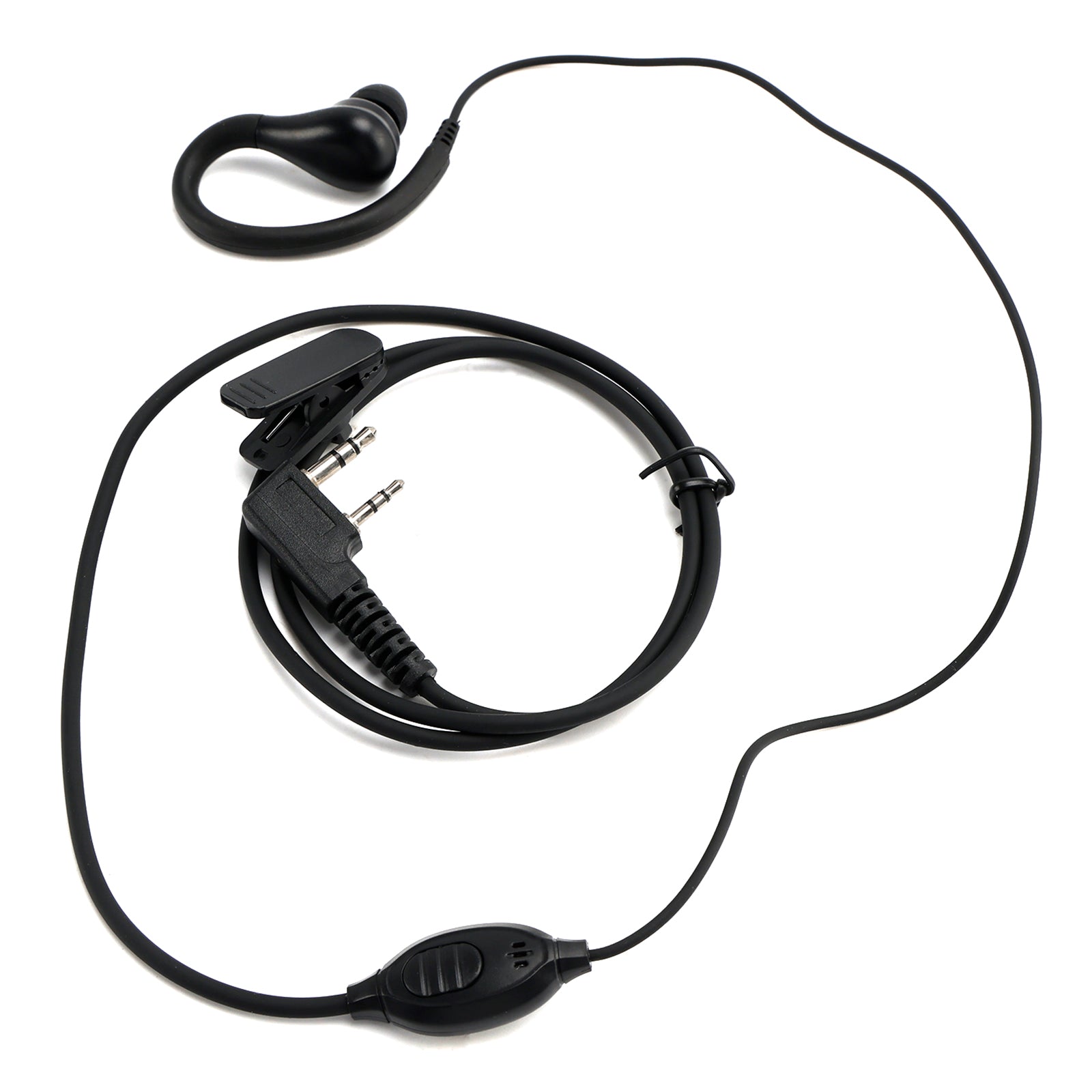 K-030-626 Earhook Headset For TK-208 TK-220 TH-D7 TH-F6 RPU416A KG-UVD1 TG-K4AT