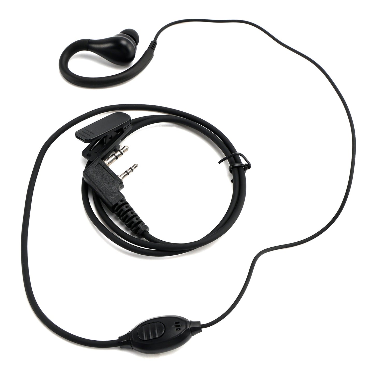 K-030-626 Earhook Headset For TK-208 TK-220 TH-D7 TH-F6 RPU416A KG-UVD1 TG-K4AT