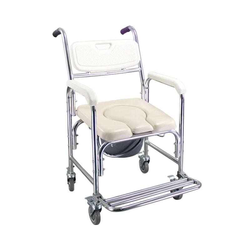 3-in-1 Shower Toilet Wheelchair ¨C Adjustable Commode Chair for Elderly or Patients