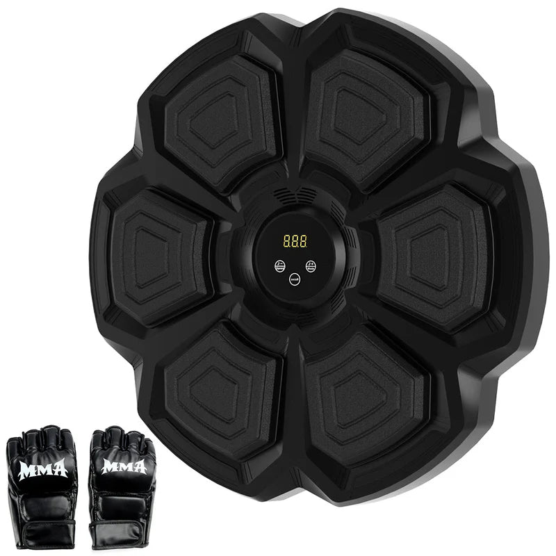 Bluetooth Smart Music Boxing Machine – Wall-Mounted Reflex & Fitness Trainer for Home, Office & Gym