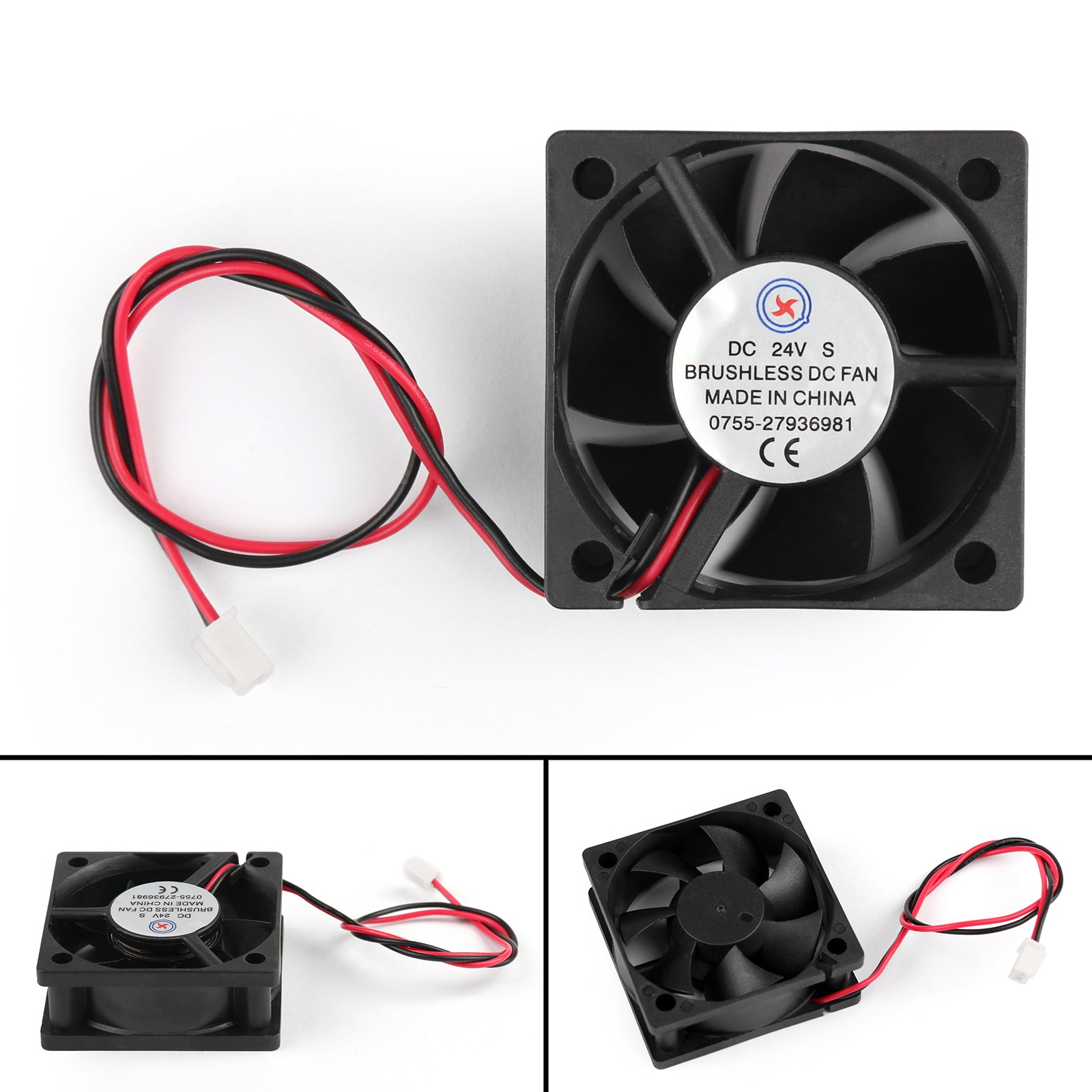 4Pcs DC Brushless Cooling PC Computer Fan 24V 5020s 50x50x20mm 2 Pin Wire