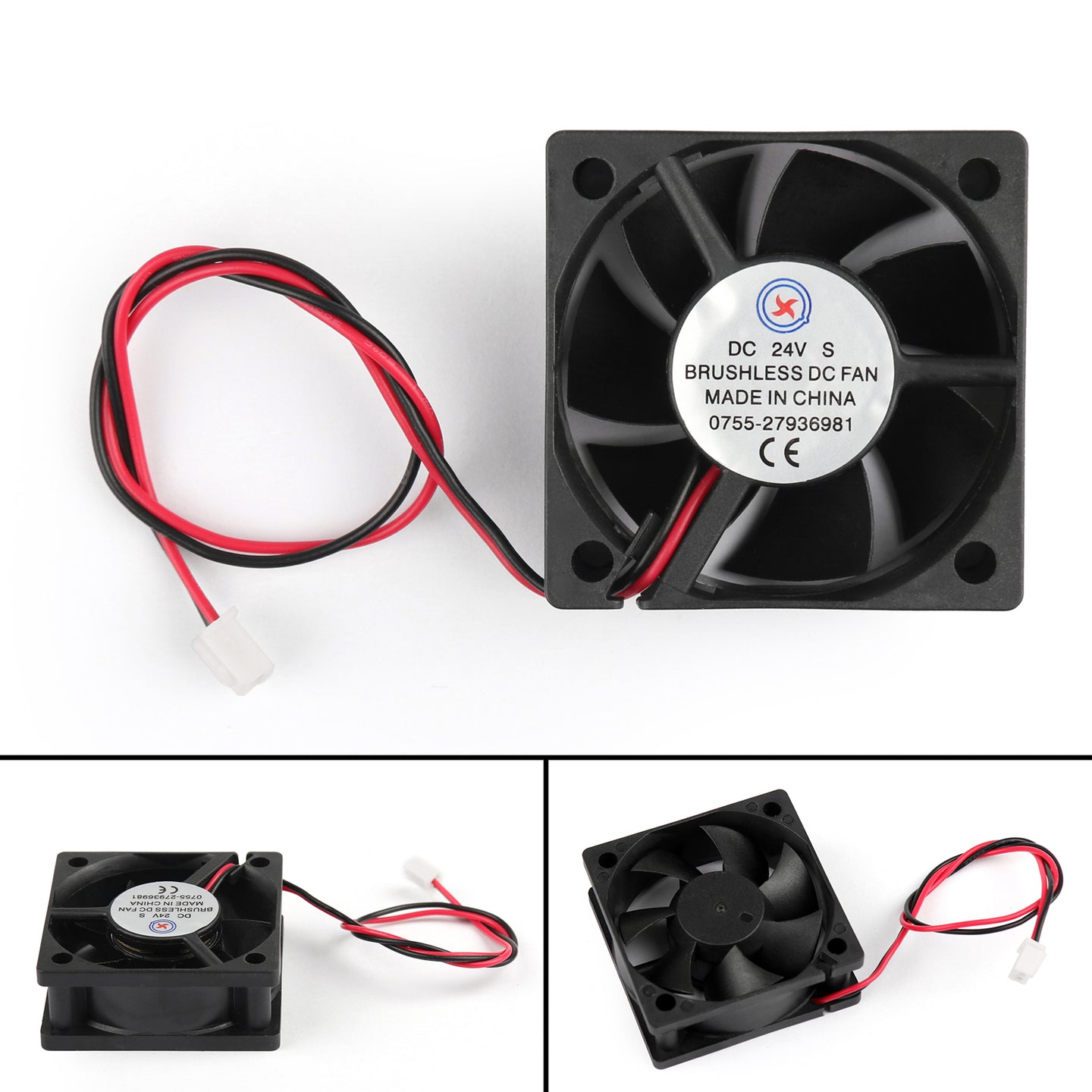 4Pcs DC Brushless Cooling PC Computer Fan 24V 5020s 50x50x20mm 2 Pin Wire