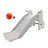 3In1 Kid Folding Slide With Climber,Basketball Hoop,Freestanding Slide Toy White