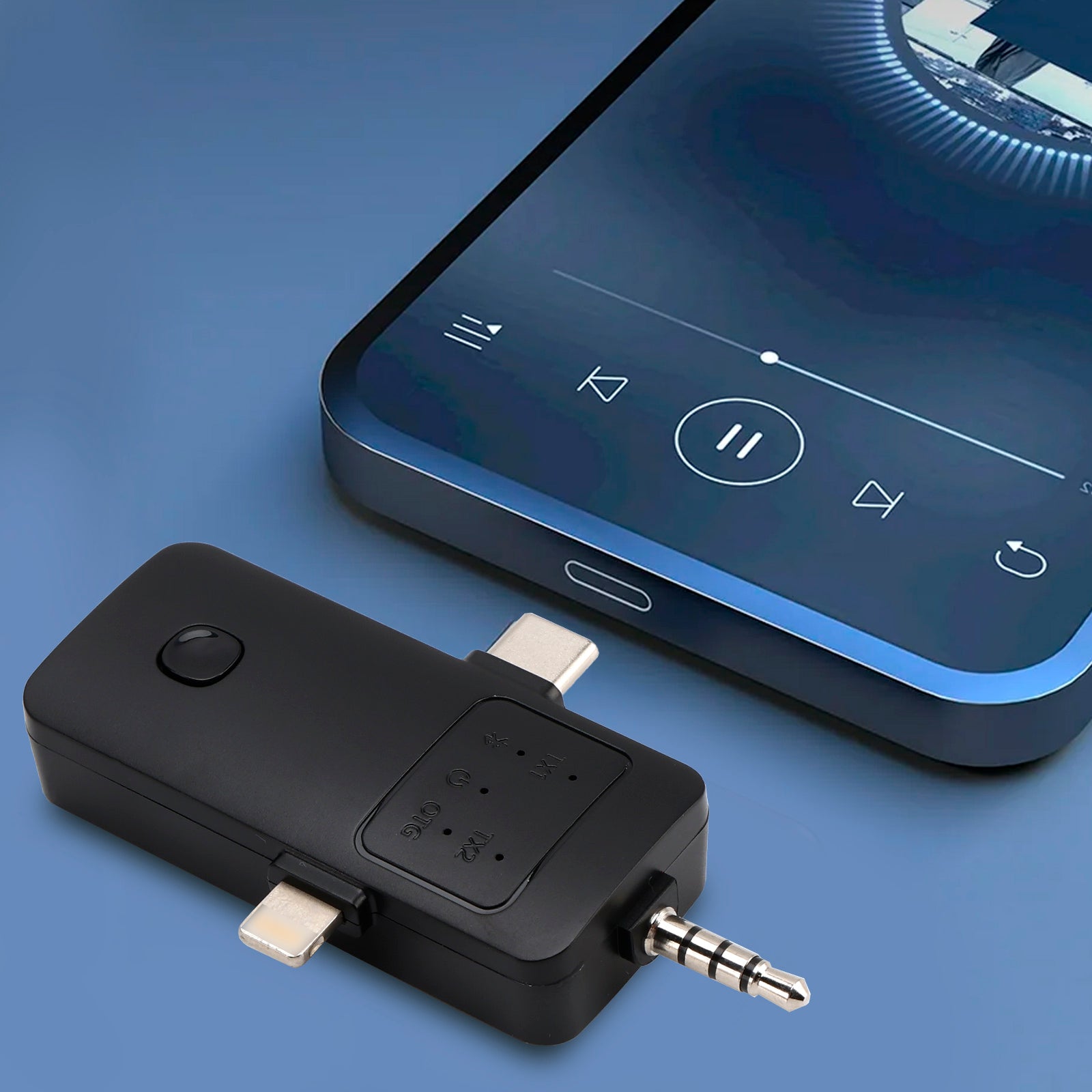 Wireless Sound Card Complete Neckband Live Streaming Earphones Editing Headphone