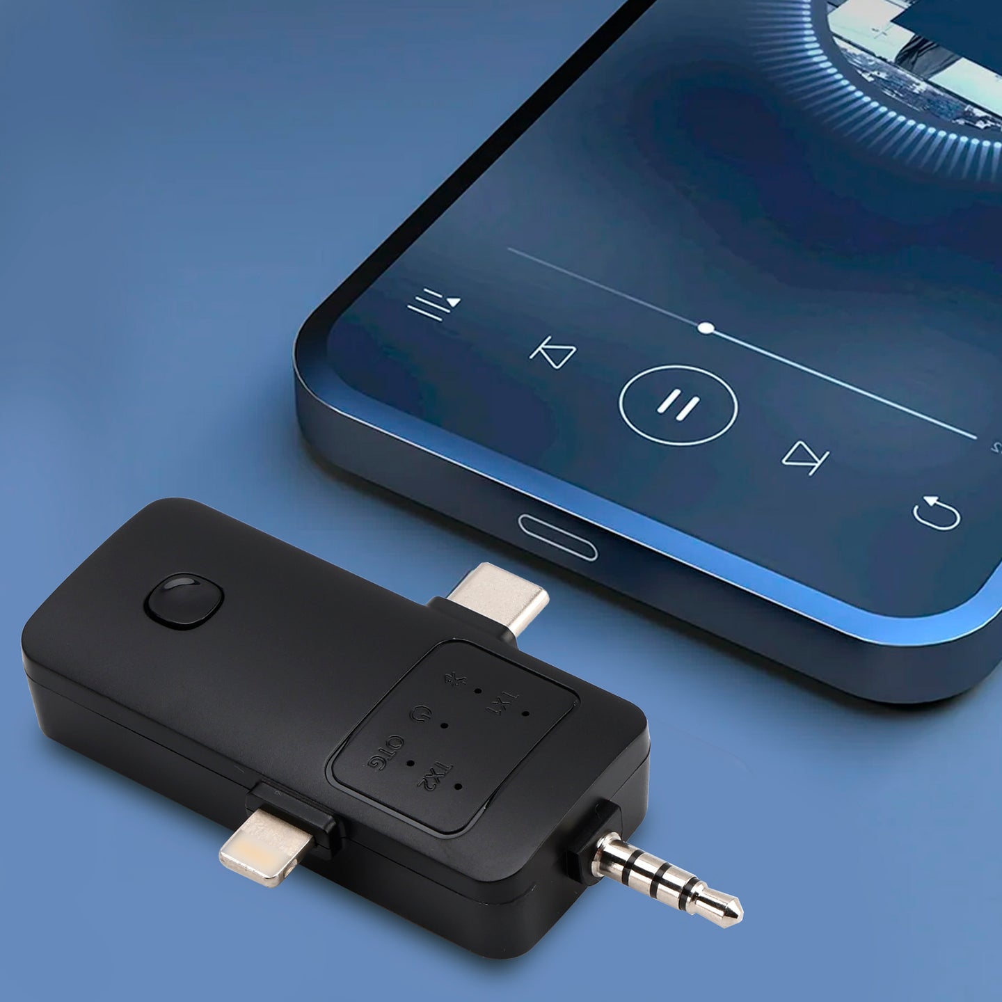Wireless Sound Card Complete Neckband Live Streaming Earphones Editing Headphone