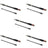 5Pcs AL-800 High Gain Dual Band Extendable Antenna SMA-Male For Icom Yaesu Radio