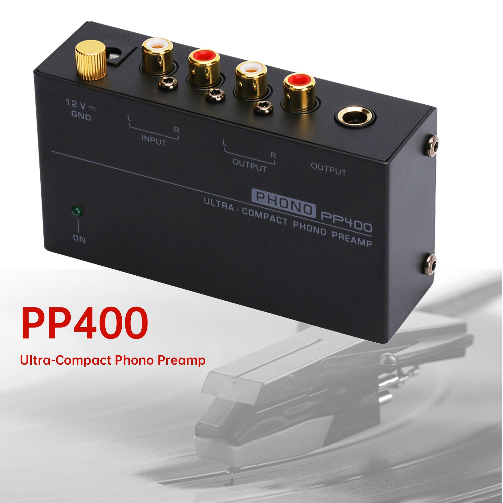 PP400 Ultra-Compact Phono Preamp Preamplifier TRS Interfaces Preamplificador