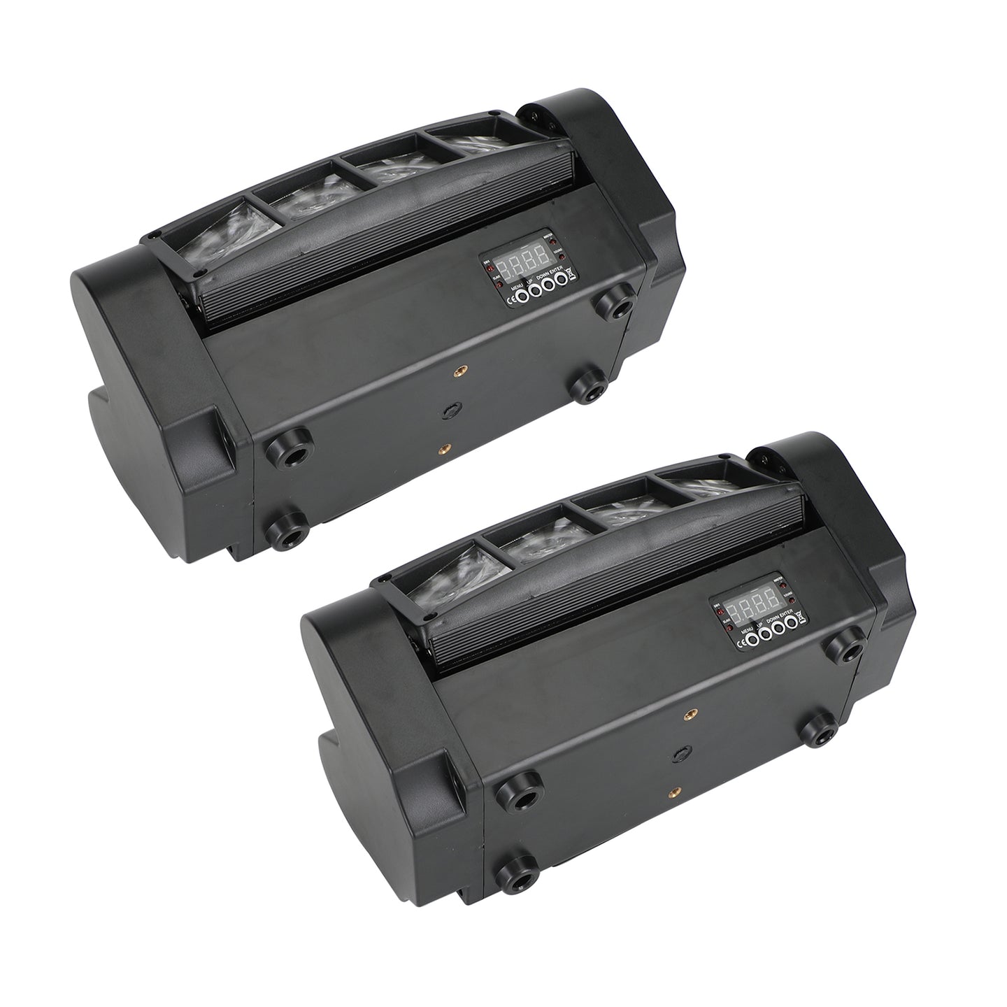 2Pcs 80W 8LED RGBW Spider Moving Head Stage Lighting Beam DMX Party DJ Lighting