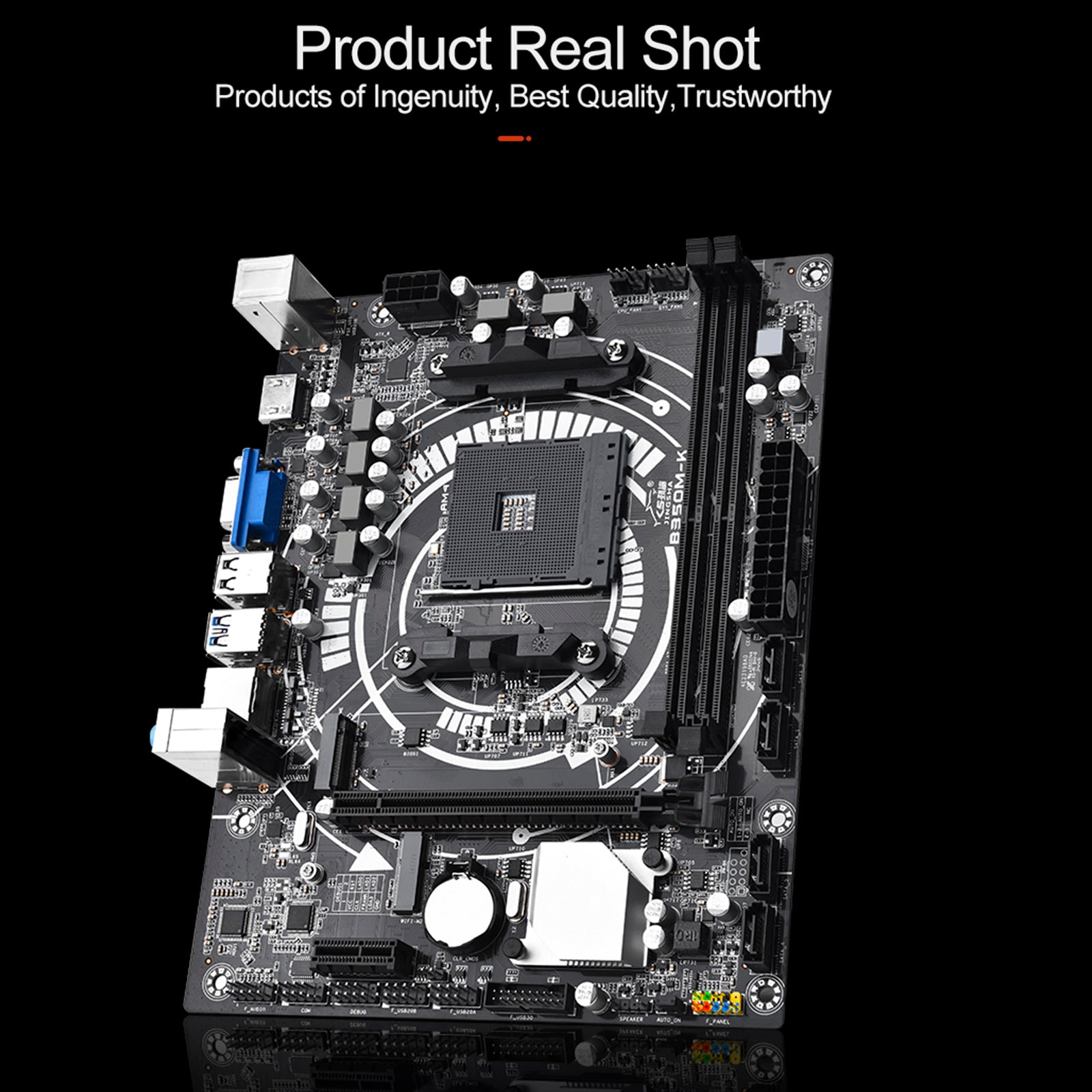 B350M-K Computer Motherboard AMD Socket AM4 CPU WIFI NVME Gigabit Network Card