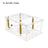 Raspberry Pi 5 PCI-E to M.2 Adapter Board Acrylic Box Adapter Case With Radiator