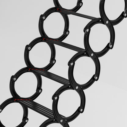 11-Step Folding Attic Ladder for 39.4" x 27.5" Opening, 660 lbs Capacity Pulldown Ceiling Stairs, up to 9.84ft Floor Height (Upgraded)