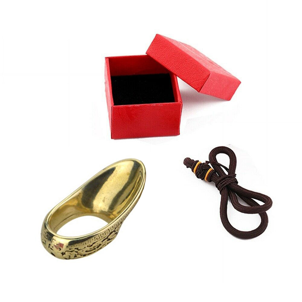 Archery 22mm Copper Thumb Ring Finger Guard Protector Gear Bow Hunting