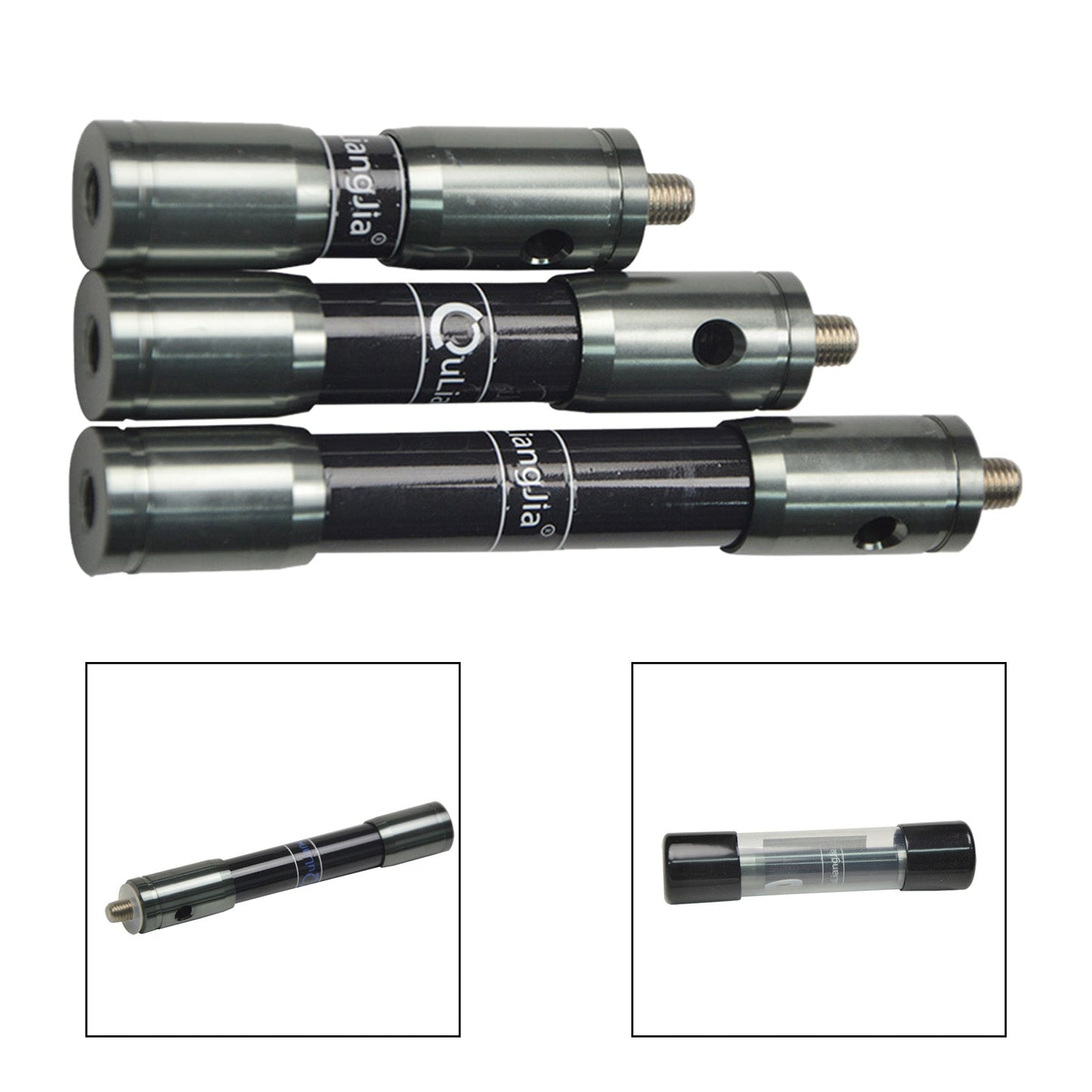 3/4/5 inch Archery Carbon Stabilizer Bar Short Side Extender