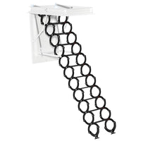 Upgraded 11-Step 3m Loft Attic Ladder – Folding Pulldown Ceiling Ladder 39.4×27.6 inch