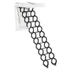11-Step Folding Attic Ladder for 39.4" x 27.5" Opening, 660 lbs Capacity Pulldown Ceiling Stairs, up to 9.84ft Floor Height (Upgraded)