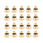 Areyourshop 20X Brass Misting Nozzles Water Mister Sprinkle For Cooling System 0.024" 10/24