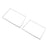 2 Pcs W10443315 Freezer Door Gasket for Kenmore Refrigerator W10571962 W10130894