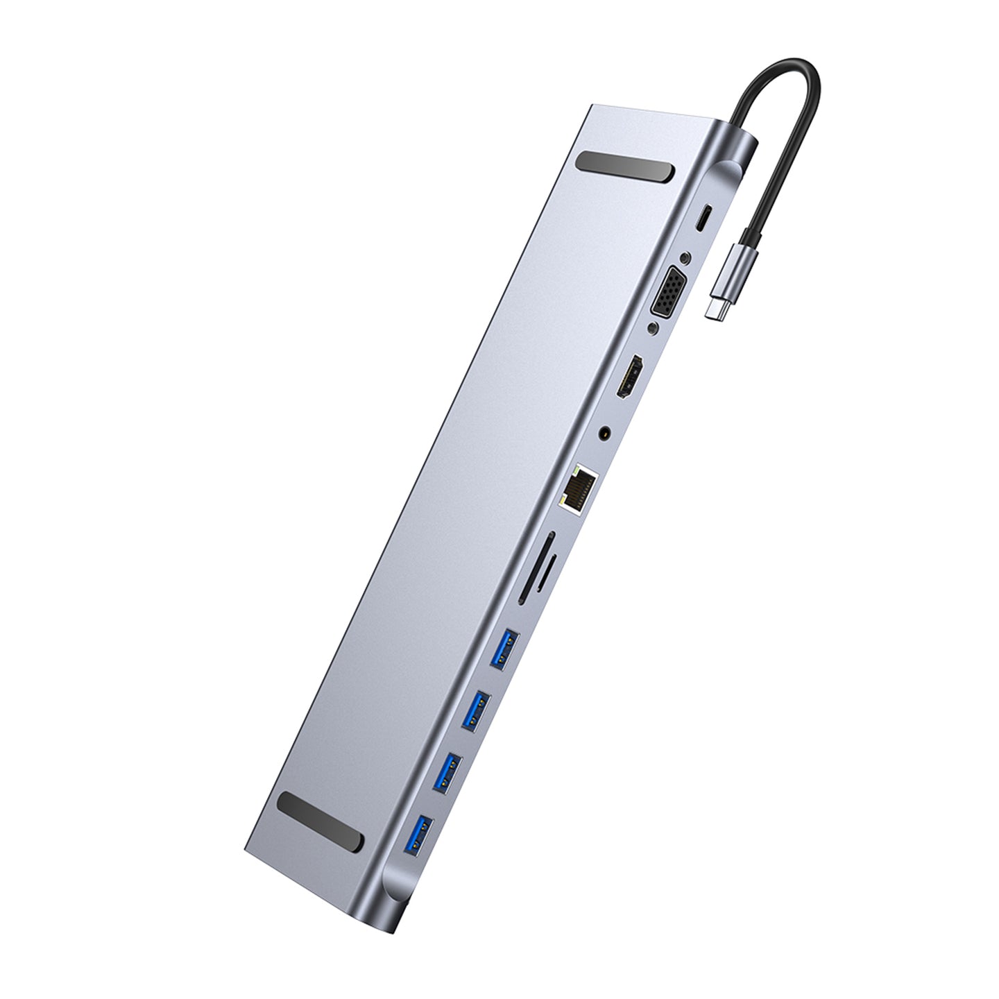 Type-c HUB For PC 11 In 1 Multi Splitter HD PD 100W Multifunctional USB 3.0 Dock
