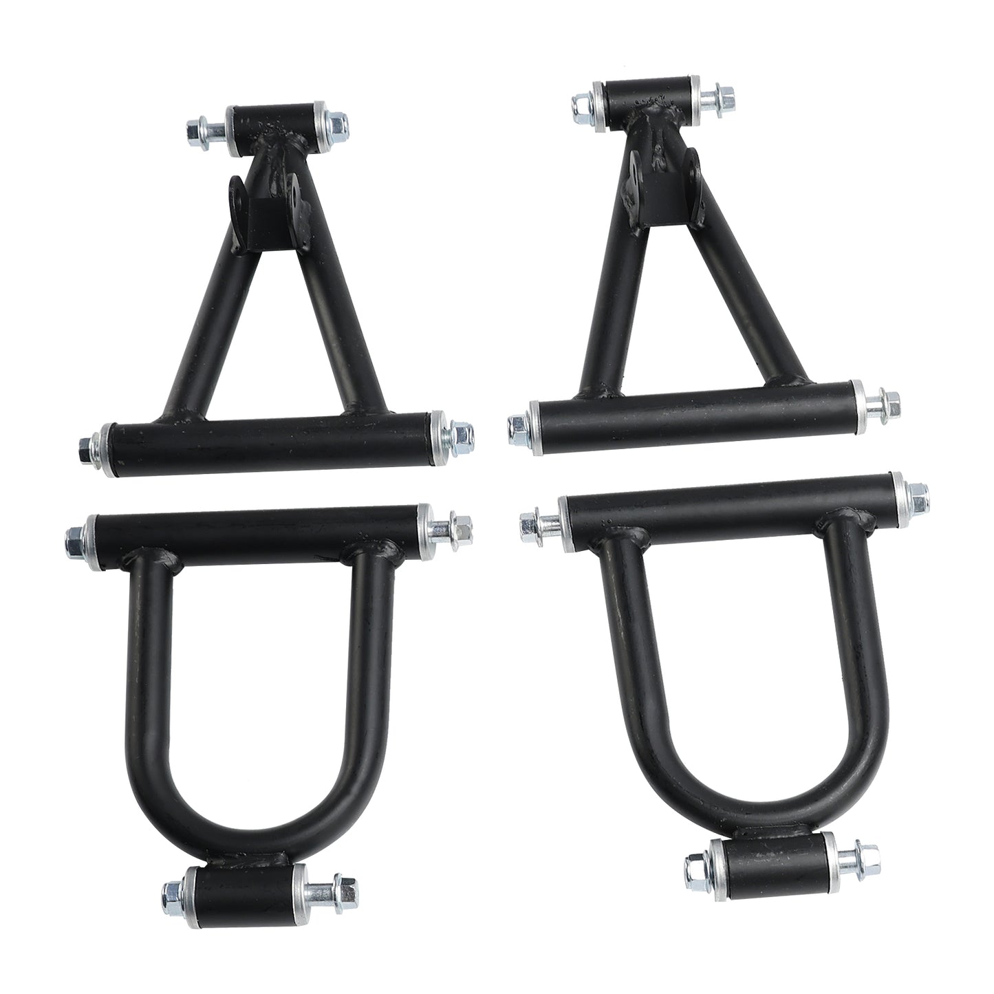 11" (285mm) Complete Front Suspension Kit with Upper & Lower A-Arms, Shocks, Steering Knuckles & Hubs for Go Kart ATV