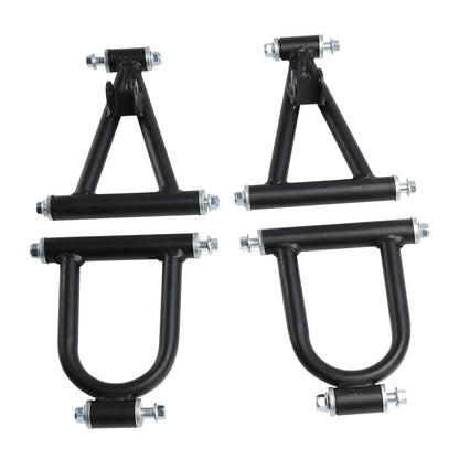 11" (285mm) Complete Front Suspension Kit with Upper & Lower A-Arms, Shocks, Steering Knuckles & Hubs for Go Kart ATV