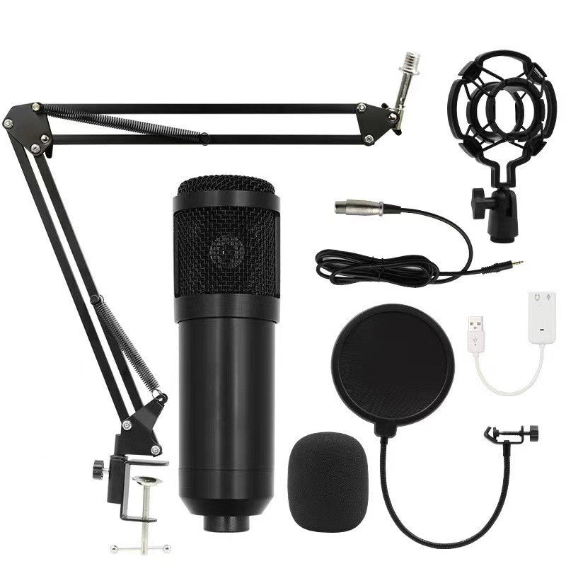 BM800 USB Condenser Microphone for PC Studio Microphone Kit Podcasting Recording