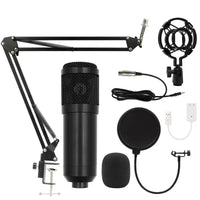 BM800 USB Condenser Microphone for PC Studio Microphone Kit Podcasting Recording
