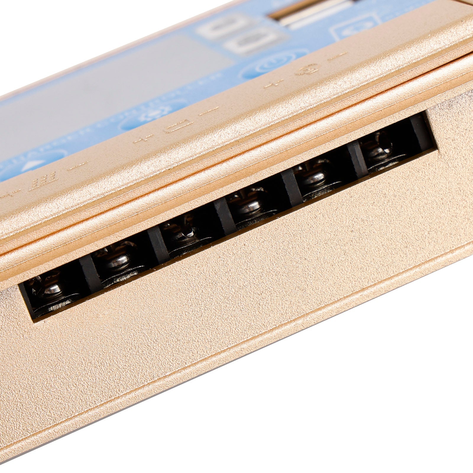 50A MPPT Solar Charge Controller with Bluetooth – 12V/24V LiFePO4, AGM, Gel, Lead Acid Battery Charger, LCD Display (Gold)