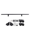 Rolling Library Sliding Ladder Hardware Kit with Brake 3.3FT Round Tube