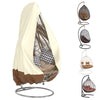 Patio Egg Chair Cover Hanging Outdoor Double Wicker Egg Swing Covers Waterproof 190*115cm